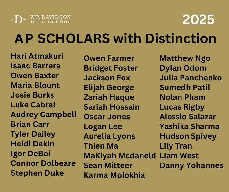 Scholars with Distinction