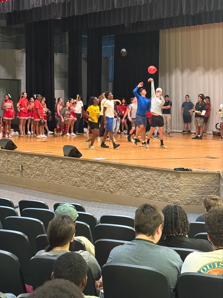 Bobcat Camp games in the auditorium!