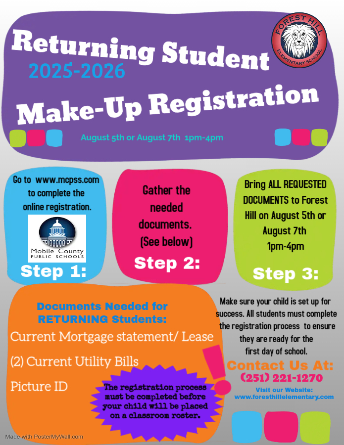 Make-Up Student Registration