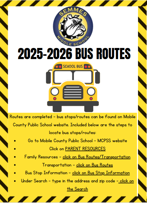Bus Routes 2025-2026