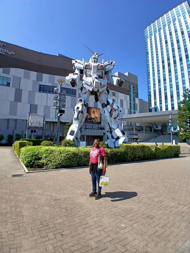 Photo taken in front of the Diver City Tokyo Mall