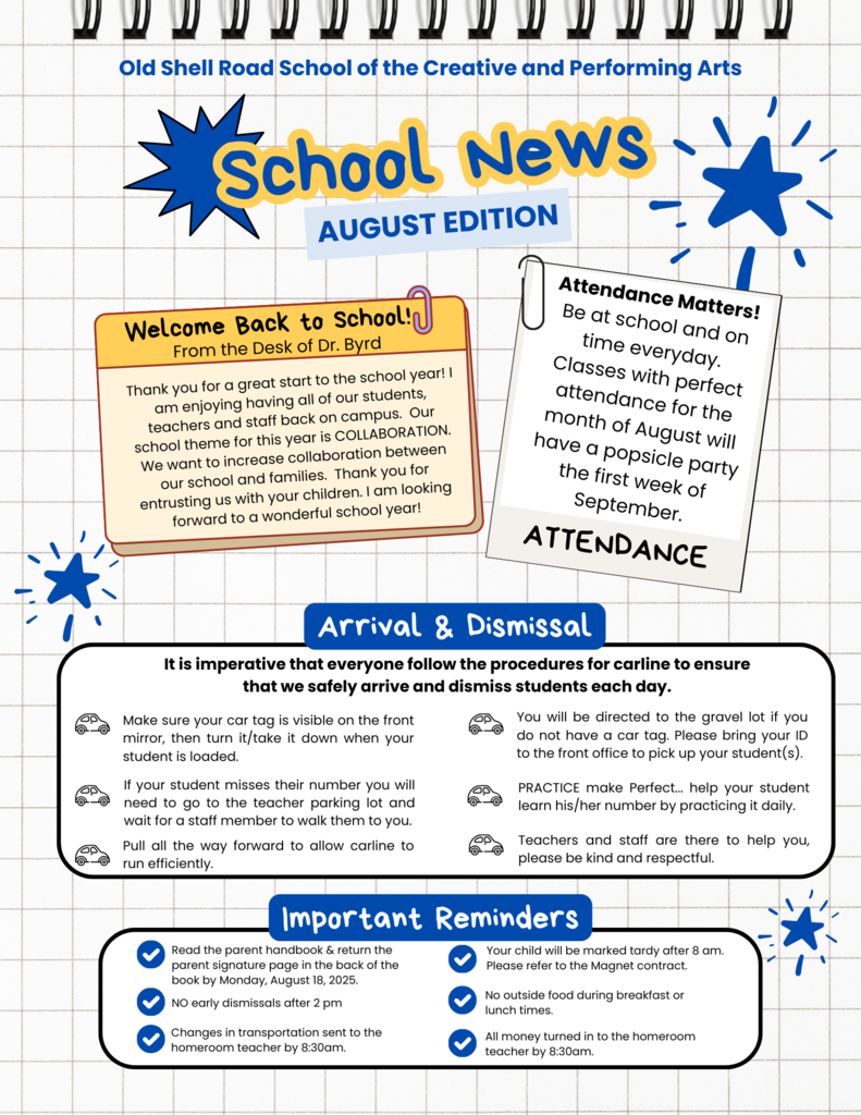 Principal Newsletter August