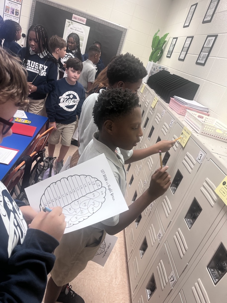Students working in a classroom