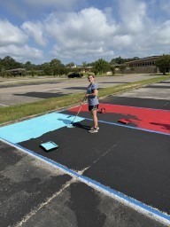 Painting the foundation