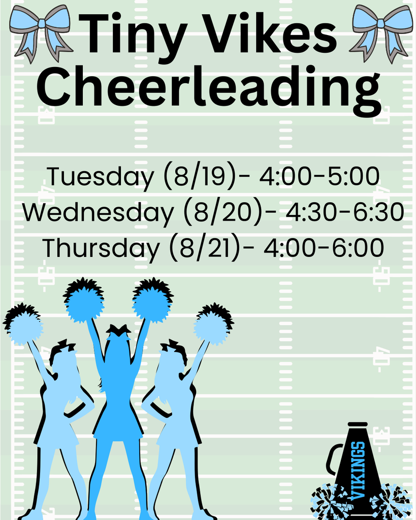 Tiny Vikes Cheerleading