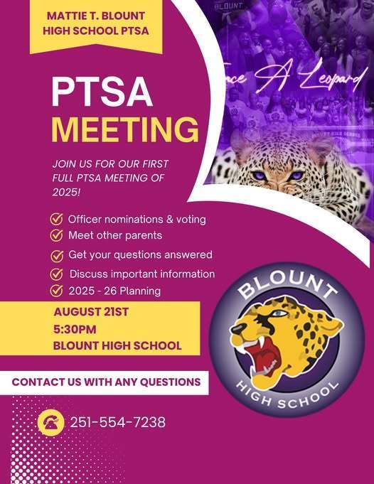 PSTA Meeting on August 21st
