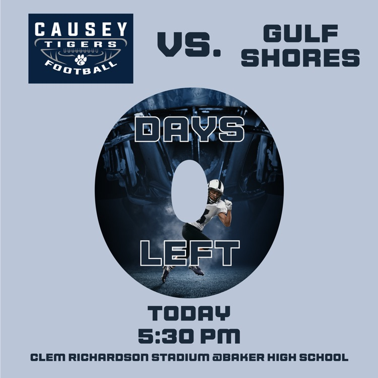 Graphic with football countdown-0 days