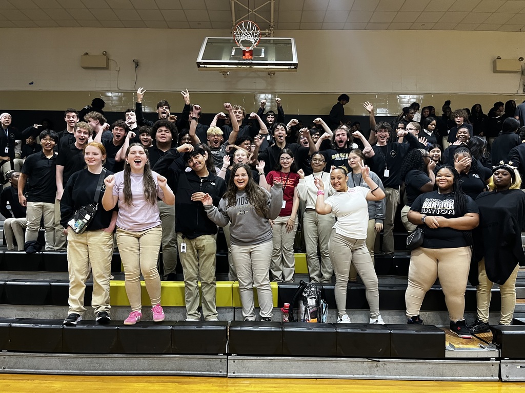 students in crowd