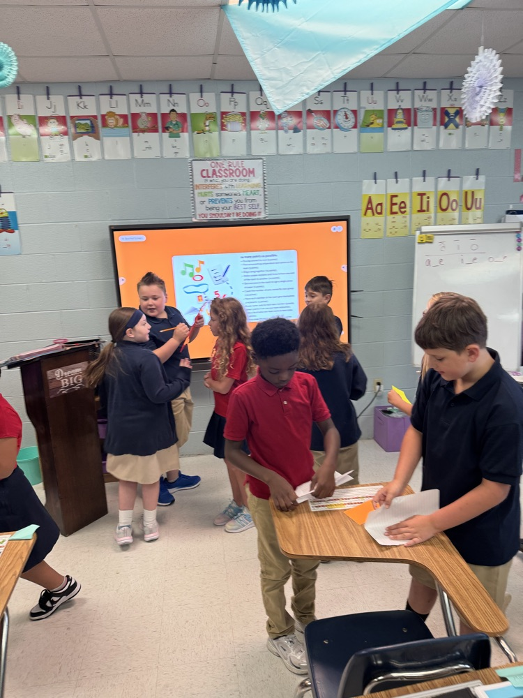 students working