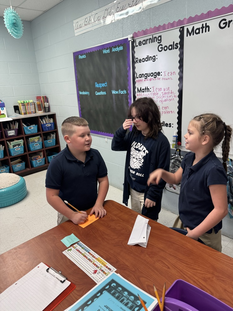students working