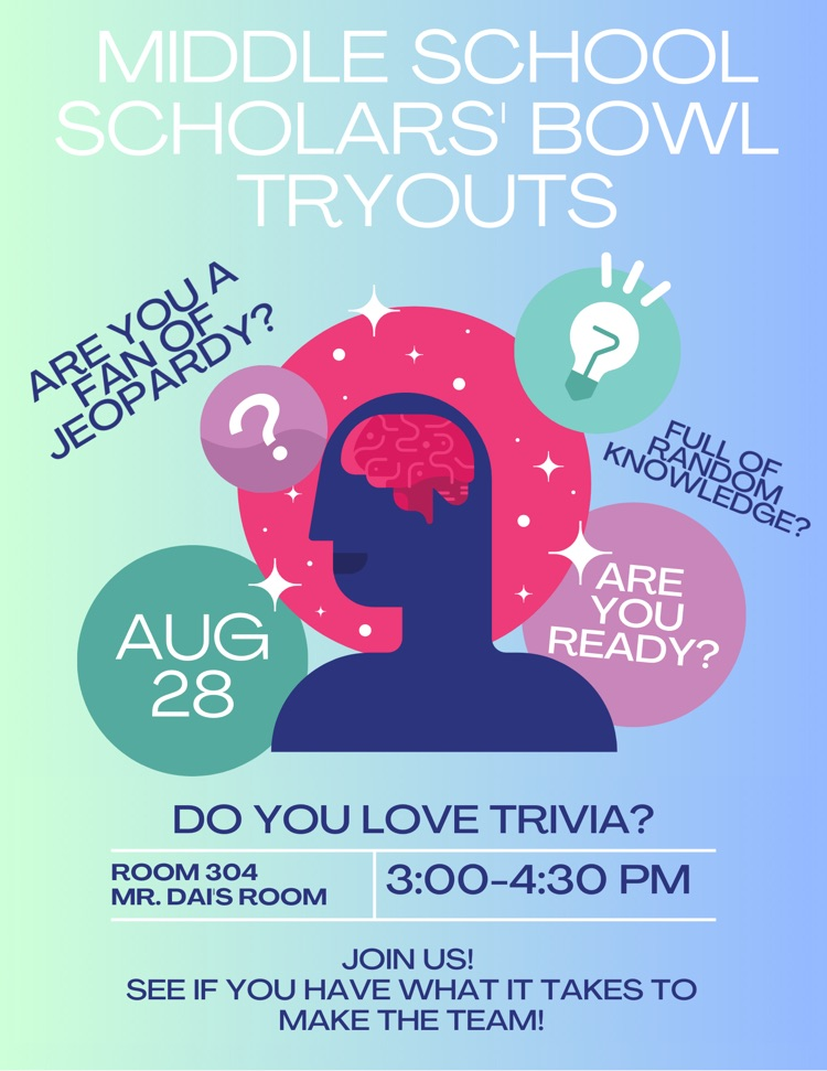 Middle School Scholars’ Bowl