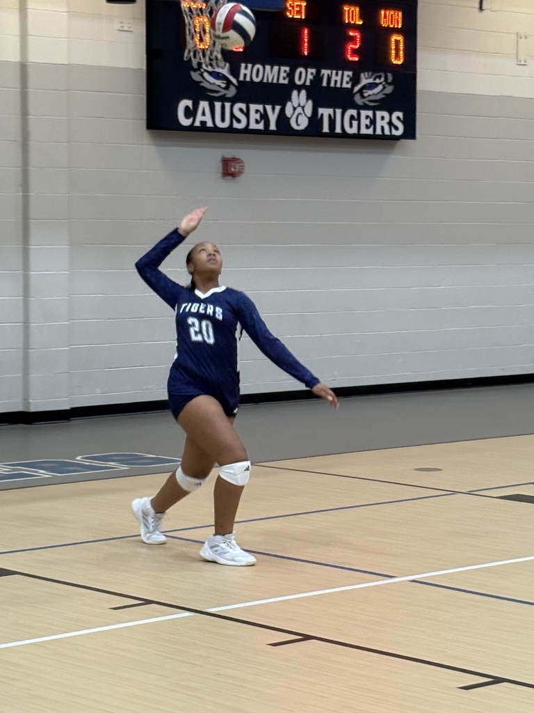 Volleyball player serving the ball