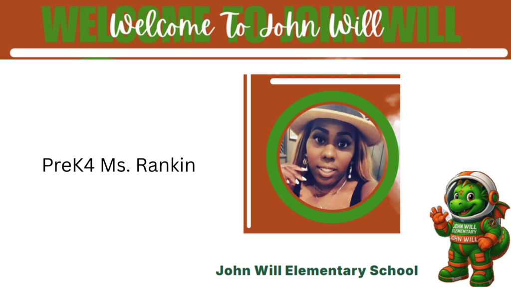 NEW PreK4 teacher Ms. Rankin