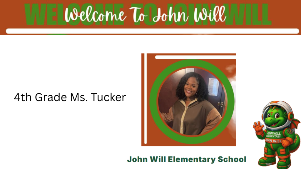 NEW 4th grade teacher Ms. Tucker