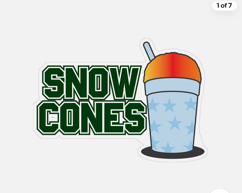 Snow Cone Sale 