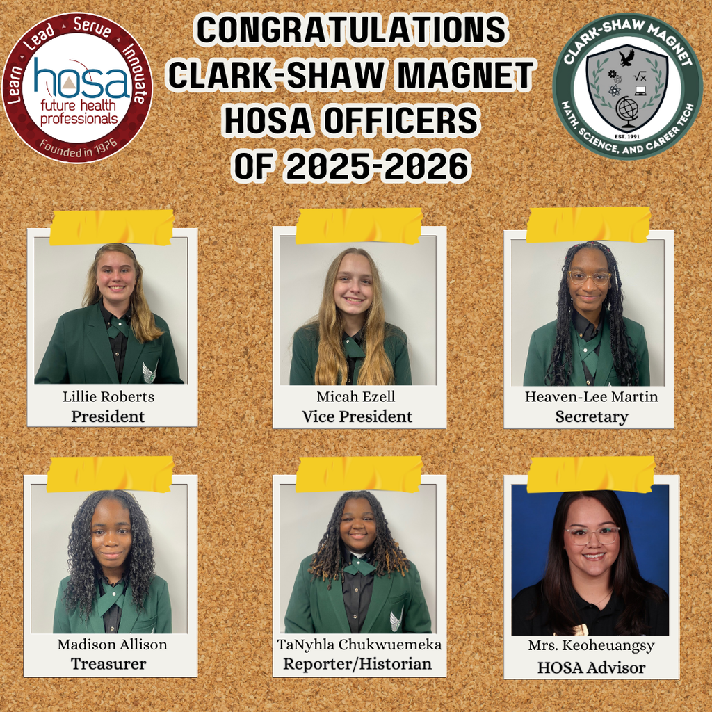 HOSA Officers for 2025-2026