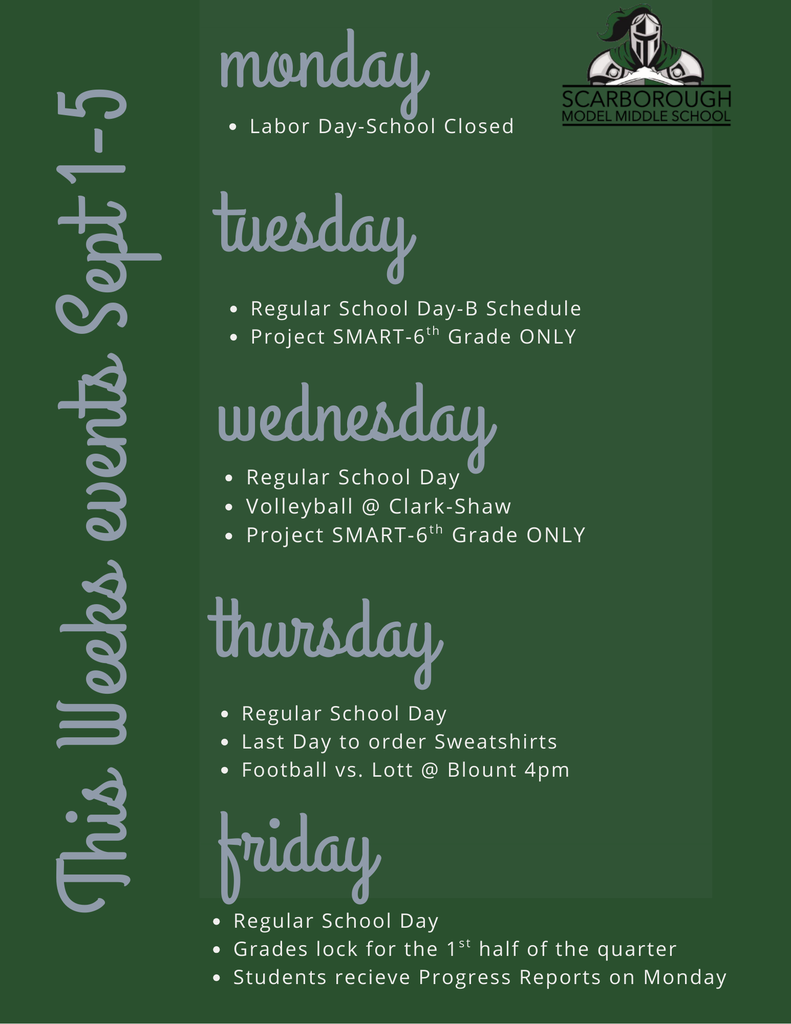 weekly calendar