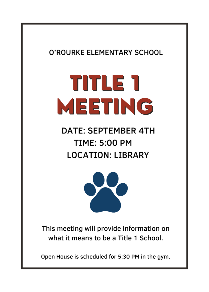 Title 1 Meeting