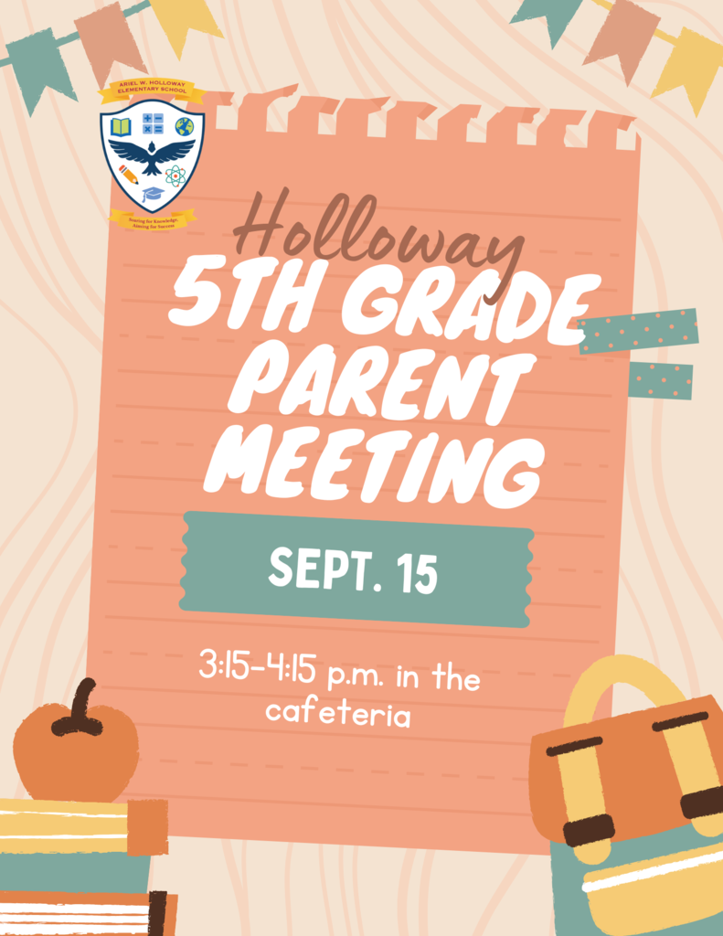 5th grade parent meeting