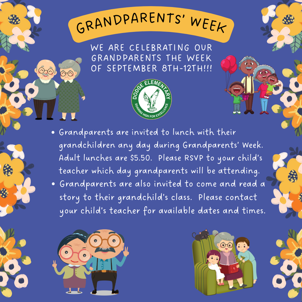 Grandparents' Week September 8th-12th