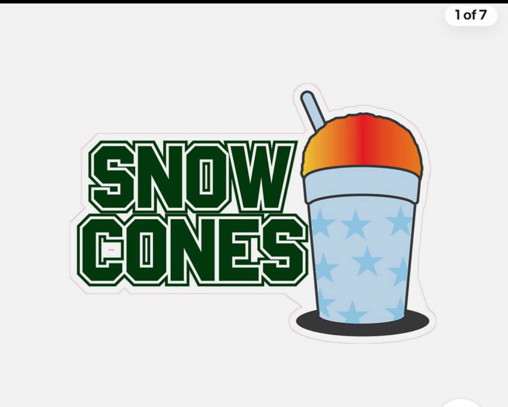 Snow Cone Sale 