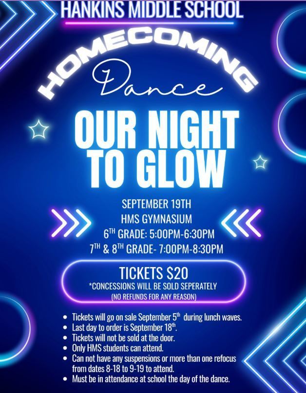 Homecoming Dance Flyer