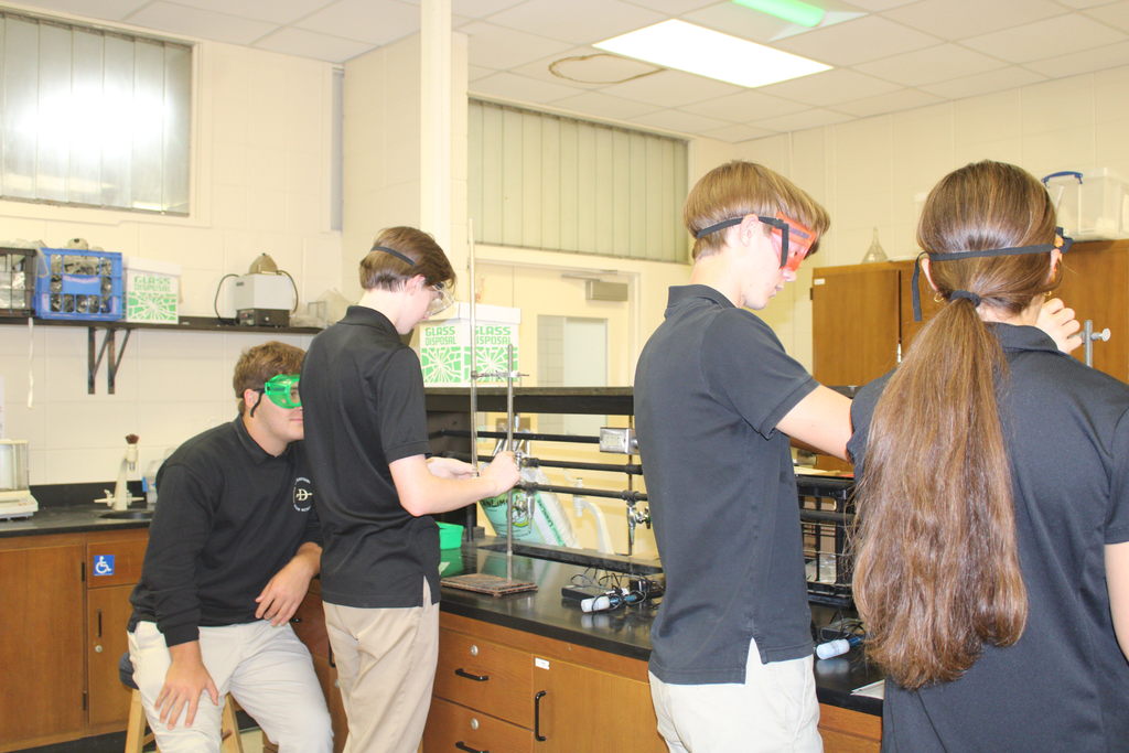 students in lab