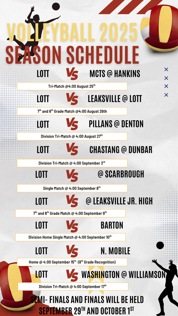 Fall Sport Schedules