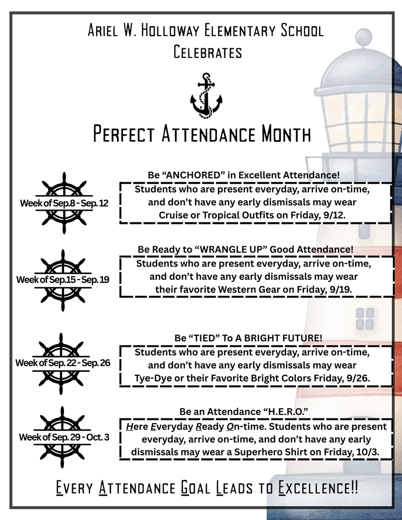 perfect attendance