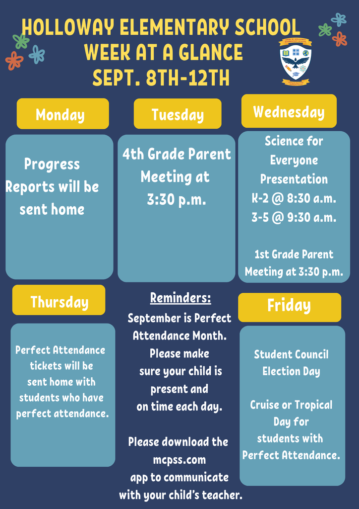 week at a glance