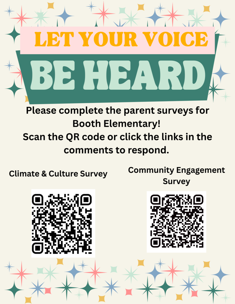 Take the parenting surveys by scanning the QR codes or clicking on the links in the comments.