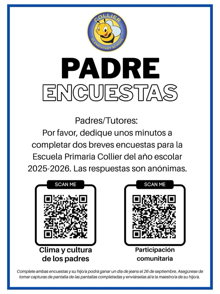 Spanish parent surveys