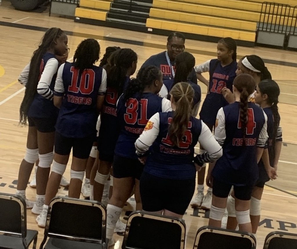 Lady Tiger Volleyball team picture