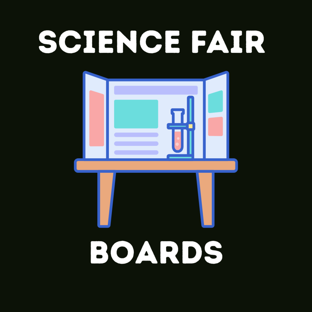 Science Fair Boards announcement 