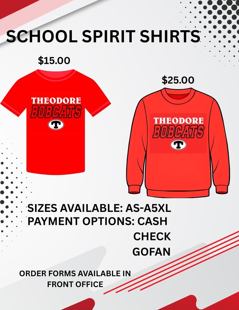 School Spirits shirts are on sale!