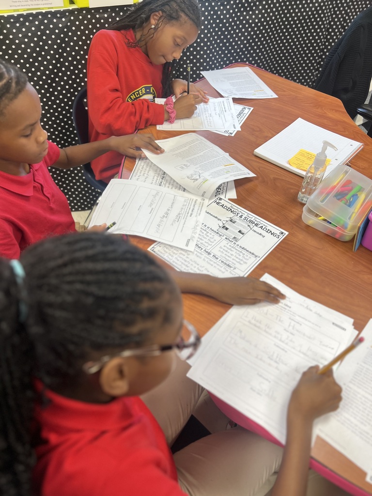 Ms. Colston's small group reading lesson 