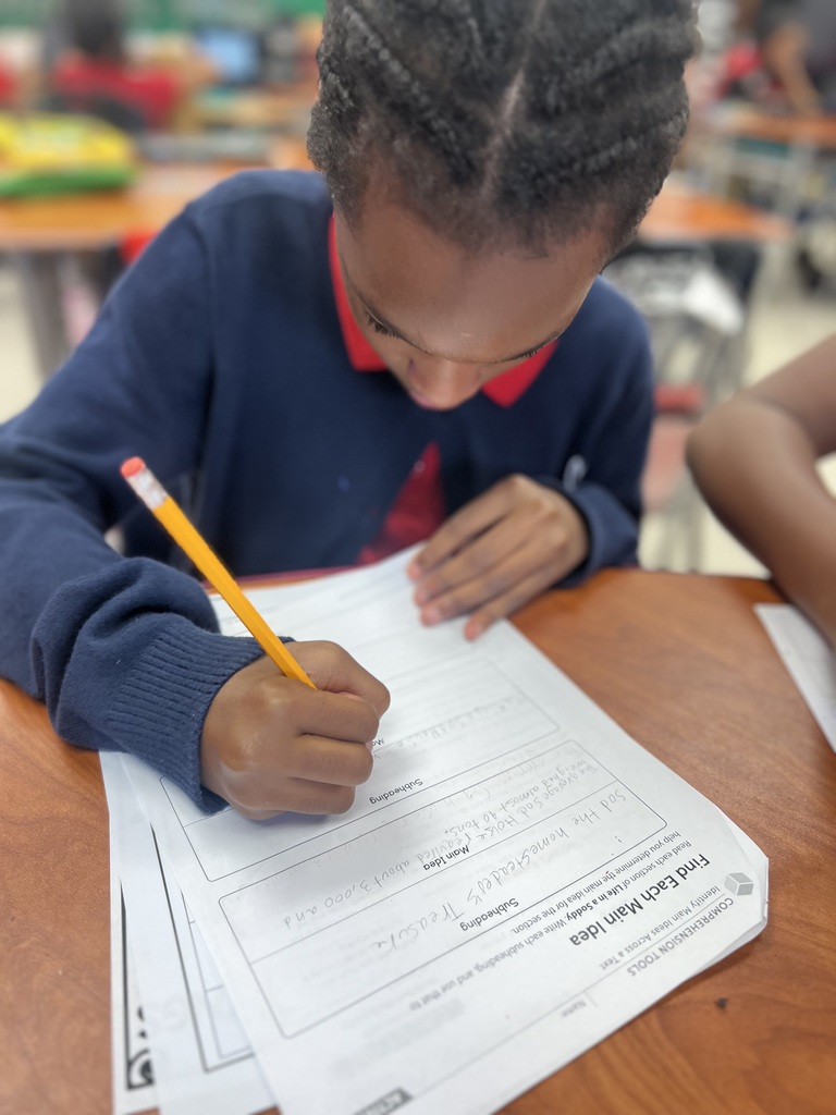 Ms. Colston's small group reading lesson 