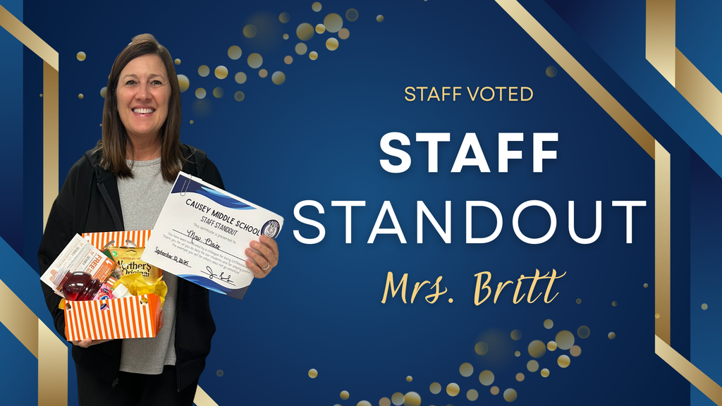 Graphic of staff standout 9/12 - Britt