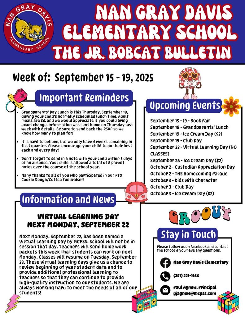 Parent Newsletter 9-15-25