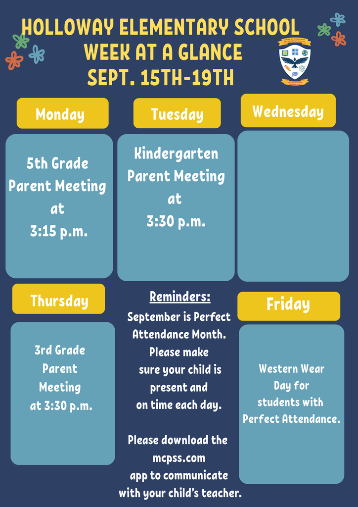 week at a glance