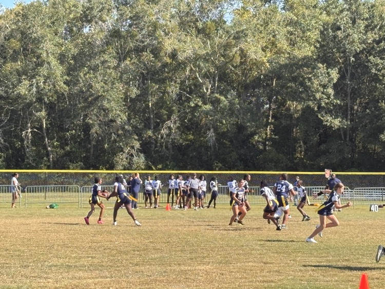 Girls Flag Football SMS vs Burns and Chestang