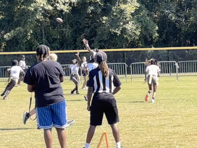 Girls Flag Football SMS vs Burns and Chestang