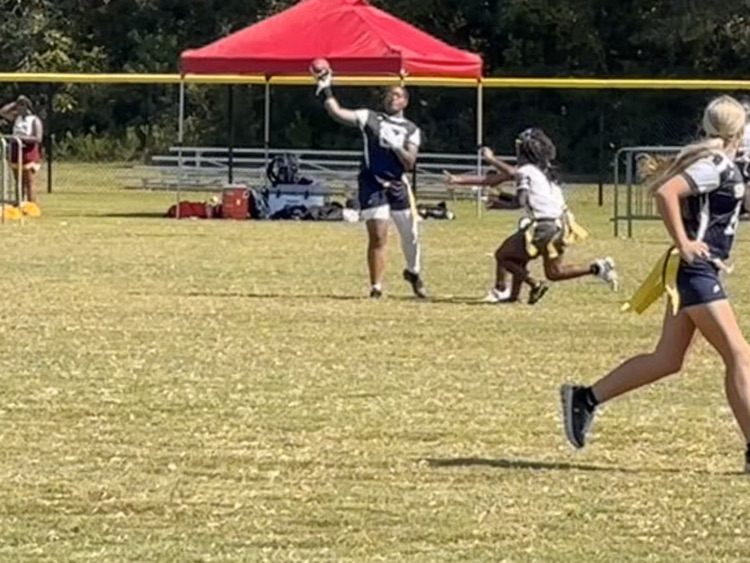 Girls Flag Football SMS vs Burns and Chestang