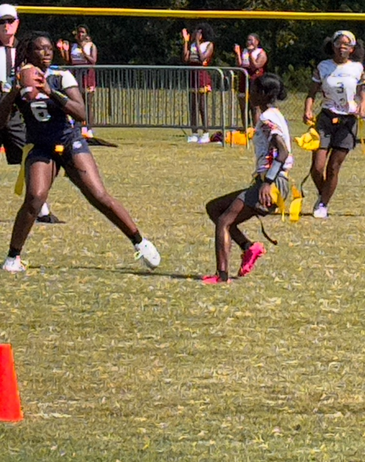 Girls Flag Football SMS vs Burns and Chestang