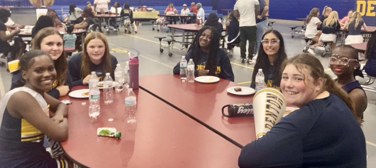 8th grade Fall Sports recognition party