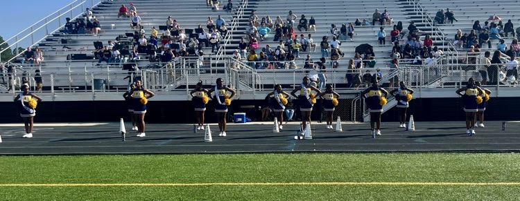 Lady Admirals Cheerleaders and Admiral Band