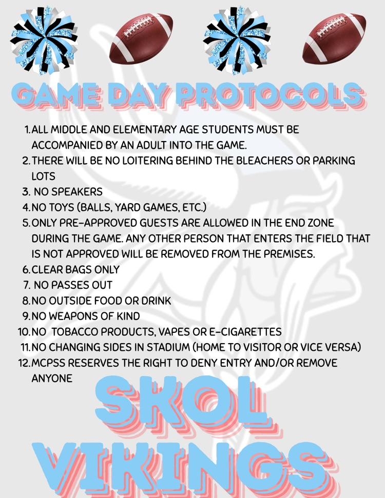 game day protocols for MGM game