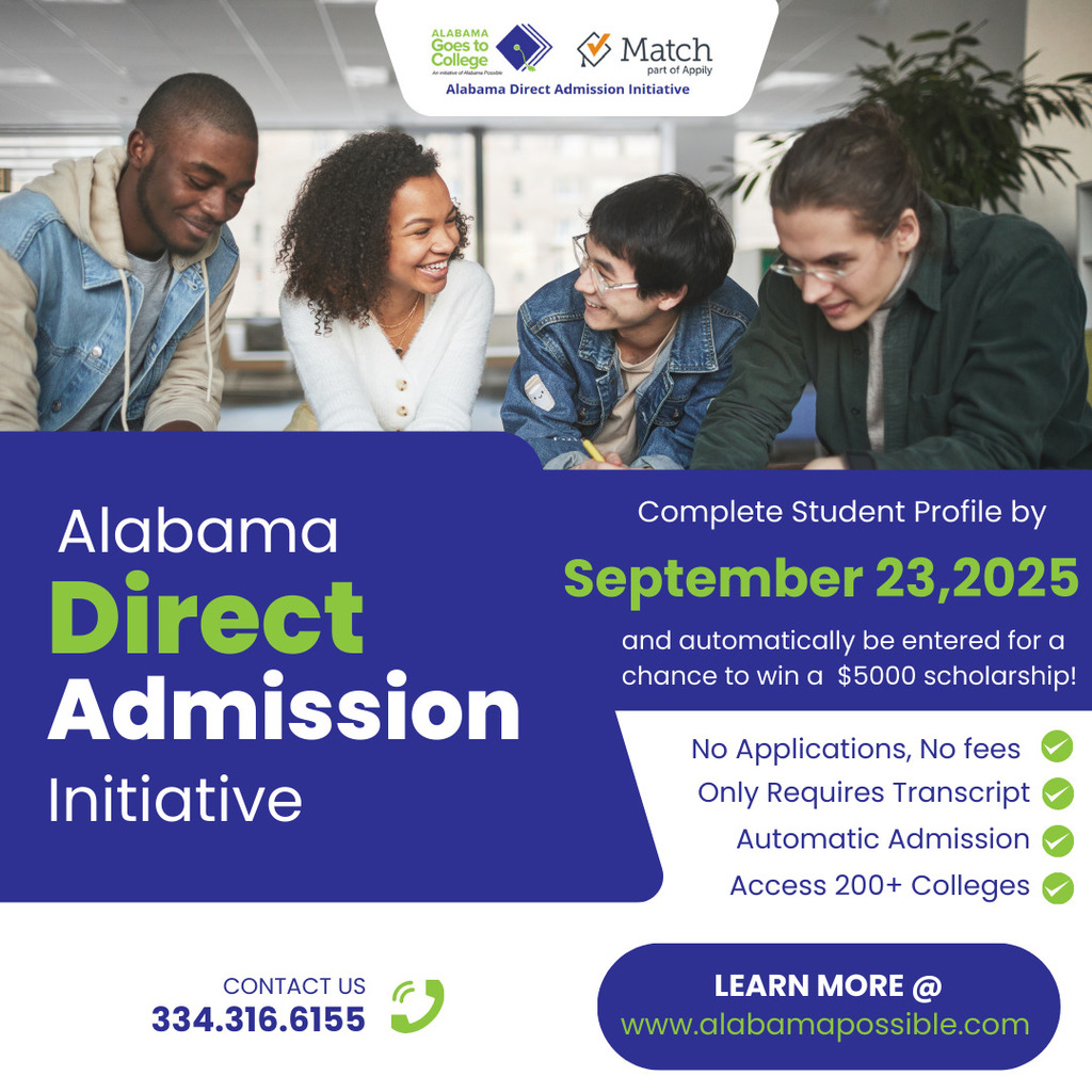 Alabama Direct Admission Initiative with School Counselors