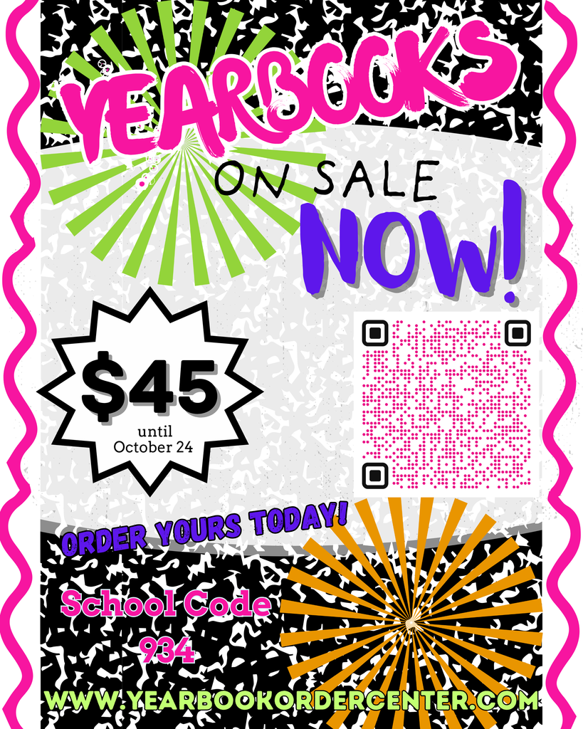 Yearbooks on sale Now
