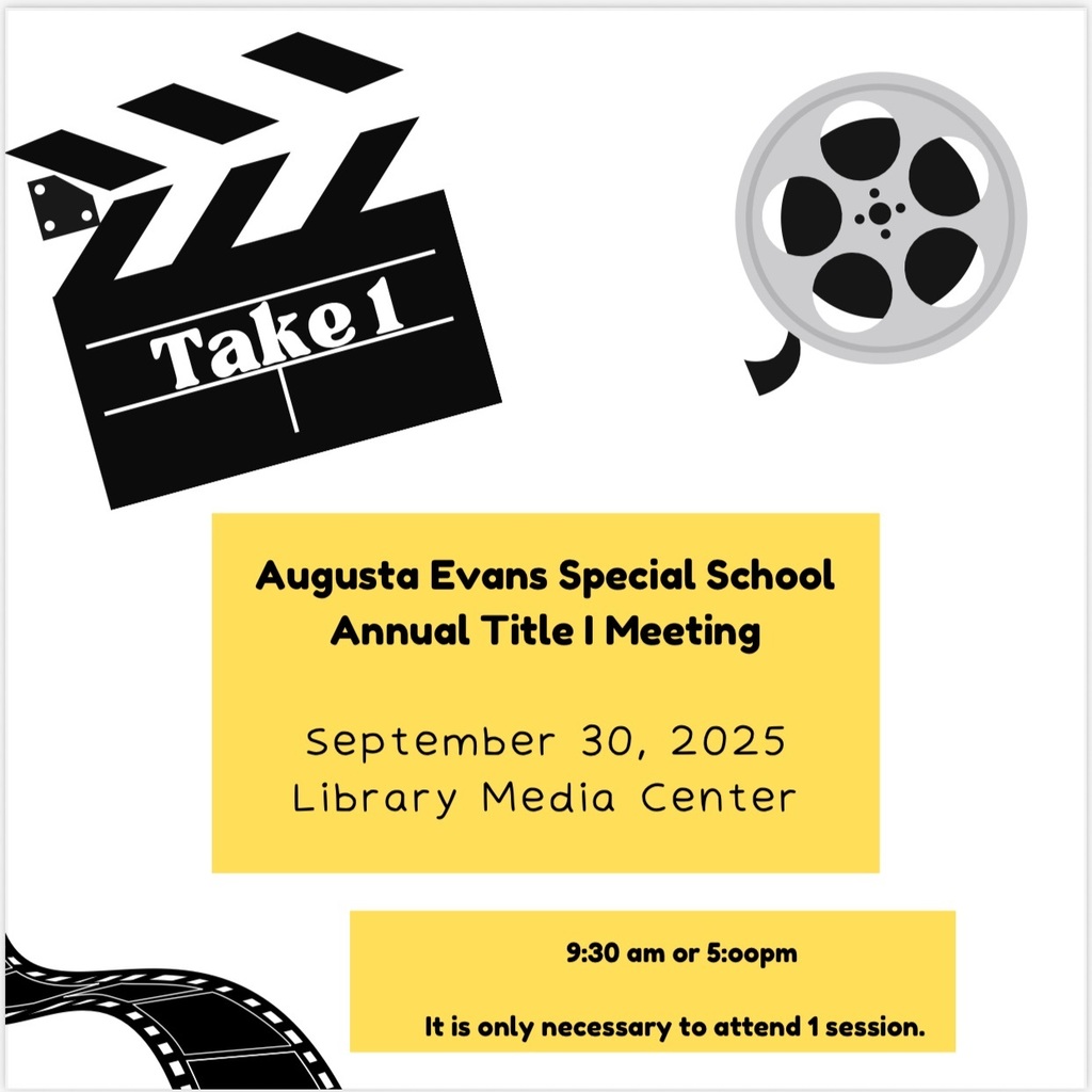 Title I meeting Sept. 30th on 9:30am or 5:00pm
